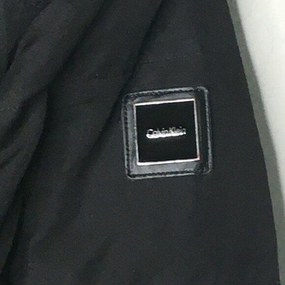 Calvin Klein Womens Black Quilted Parka Warm Jacket Winter Coat Large - Picture 9 of 12